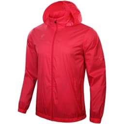 KELME Men's Waterproof Jacket Windbreaker Soccer Training Lightweight Training Outwear Quick Dry Coat 8163WT1001