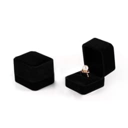 6PCS Square Velvet Ring Box Rings Earrings Studs Storage Organizer Jewelry Gift Case Romantic Proposal Wedding Ring Box