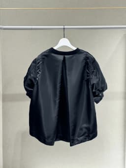 FOG SACAI Japanese Sle Heavyweight Patchwork Knit Jaet Loose Faion ort Sve Sweatirt Top Cotton Polyester Wool Blend
