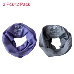 100% Merino Wool Neck Gaiter Light Quick Dry Breathable Face Mask for Ski Hiking Neck Tube Scarf Multifunctional Headwear