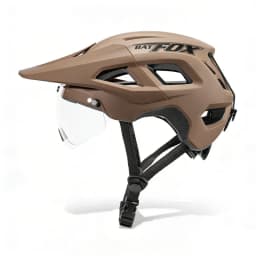 BATFOX Mountain Cycling Helmet Magnetic Lens Ultralight Adjustable Fit Road MTB Bicycle Helmet Men Women Electric Bike Gear