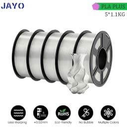 JAYO PLA Plus 3D Printer Filament 5 Rolls Filament PLA PLUS 23 Colors 1.75mm FDM 3D Printer Materials Support Free Combination