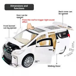 Children's Inertia Pull back Car Toy with Lighting Sound Simulation Commercial Car Model Boy Gift Toy Car Kids Holiday Gift