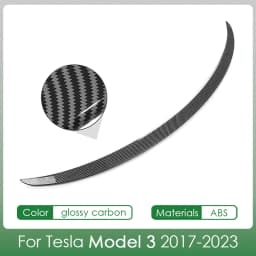Spoiler for Tesla Model Y Juniper Accessories Spoilers Wings for Tesla Model 3 Highland Accessories 3/Y 2017-2027 ABS Material
