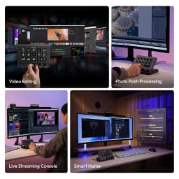 Ulanzi D200X All-in-One Creative Deck Desktop Control Hub for Video Photo Post-Processing Smart Lighting Studio Livestreaming