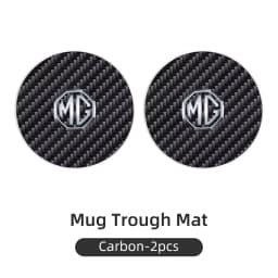 Car Coaster Carbon Cup Drinking Pad Cup Anti-Slip Pad Accessory Pad Suitable for Morris Garage MG ZS 5 7 6 Cyberster MG4 EV ES5
