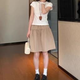 New Korean Summer Female Elegant A-line Skirts Lady Designer High Waist Thin Skirts Girls Fashion Solid Mid-Long Dress