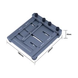 Mini Steel Stencil Printing Jig for PCB Assembly (Supports Double-Sided SMT) New Version CNC Solder Paste Stencil Fixture