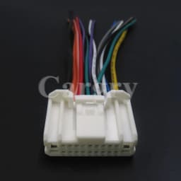 1 Set 20P AC Assembly Car Audio Horn ISO Connector Auto Stereo Radio CD Wire Harness Adapter Wire Plug For Nissan