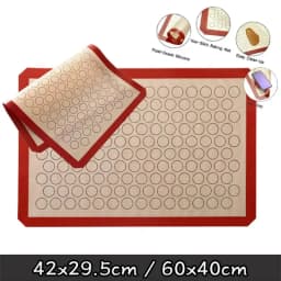 Macaron Silicone Baking Mat Cookie Pad Nonstick Rolling Dough Mats Baking Gadget Oven Sheet Pan Liner Cake Bakeware Kitchen Tool