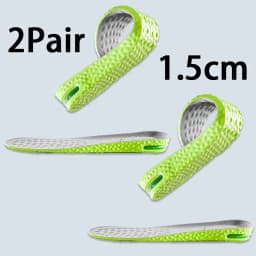 1Pair/2Pair Height Increase Sports Insole Air-Cushioned Shock-Absorbing Insoles Men Women Breathable Comfort Insoles