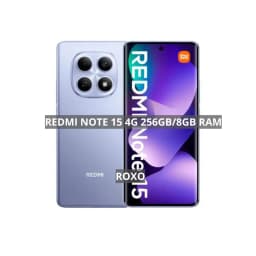 Celular Xiaomi Redmi Note 15 4G, 256/8GB RAM , Processador Mediatek Hélio G100-Ultra, Bateria 6000mAh 
