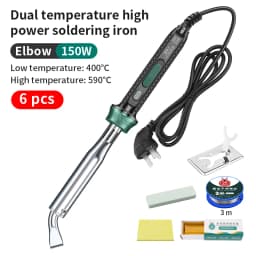 LUXIANZI Electric Solder Iron High Power 220V External Heat Adjustable Temperature Welding Pen Repair Tool With Indicator Light