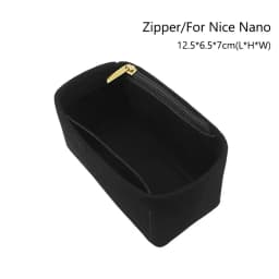 Durable Felt Handbag Insert Bag Storage Organization Purse Liner Bag Support Portable Internal Bag for For LV Nice Nano/Mini/BB