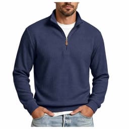 Men's Retro Crew Neck Loose Pullover Sweatshirt Casual Loose Classic Comfortable Top. Mens Sweatshirt with Pocket