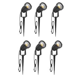 1 Meter Cable IP65 LED Garden Lawn Lamp Light 5W 10W Spike Landscape Lamp AC DC12V24V Warm White Blue Spot Lights 220V110V
