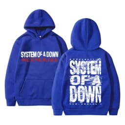 90s Vintage Rock Band System of A Down Mezmerize Print Hoodie Men Women Alternative Metal Music Sweatshirt Men's Gothic Hoodies