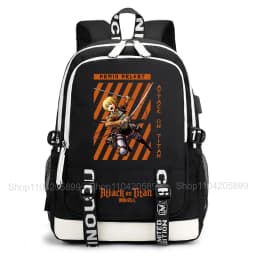 Attack on Titan Backpack Anime Mochila Student School Bag Boys Girls Gift Casual Daily Travel Rucksack