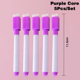 5Pcs/Set Erasable Whiteboard Marker Pen Colorful White Board Pen Graffiti Color Pen Office School Art Marker Stationery
