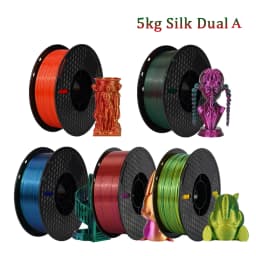 KEEPANG PLA/PETG/SILK/TPU 1.75mm 3D Printer Filament 5/10 Rolls Neatly Wound No Bubble 3D Printing Materials