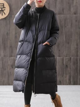 Lagabogy 2025 Thick Warm Long Down Parka WInter Women 90% White Duck Down Jacket Loose Windproof Zipper Coat Female Snow Outwear