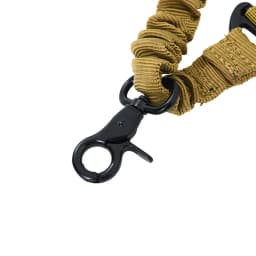 Tactical Rifle Sling Single Point with Metal Hooks Nylon Adjustable Gun Shoulder Straps for Men Outdoors Hunting Shooting Combat