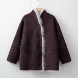 Women two side wear Fur Coat Single‑Breasted Warm Fluffy Plush Jacket Elegant Autumn Winter Outerwear