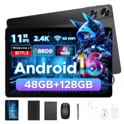 DOOGEE AORLYM P11 Pro Tablet 48GB+128GB Gemini AI 11" 2.4K Display 8800mAh Battery 13M+5MP UNISOC T7250 Widevine L1 Android 16 Smart Pad