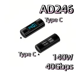 140W 60W 36W USB Type C Converter Digital Display 40Gbps 8K Video Fast Charging USB Adapter for iPhone 17 iPad Laptop Monitor