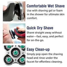 Blade Pro Replacement Head Fit For Remington Balder Pro RX5,XR7000,XR1500 Balding Men Shaver