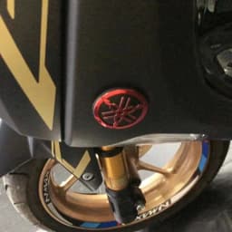 3D Emblem Yamaha Stickers Logo Decal Gold White Blue Red Sticker