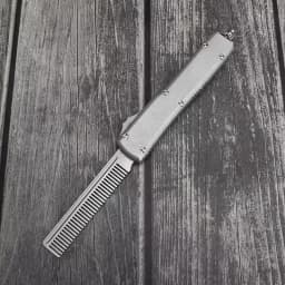 UT Tactical Beard Comb Custom OTF Excellently Designed Stone Washed Aviation Aluminum Handle Pocket Cool EDC Tools