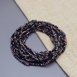 Yanqi 2 3 4mm Rondell Austria Faceted Crystal Beads Round Glass Beads Loose Spacer Beads for Jewelry Making DIY