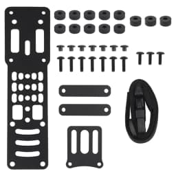 Hunting Metal Modular Pistol Holster Adapter for QLS Platform Drop Leg Band 3 Hole Adjustable Quick Release Adapter