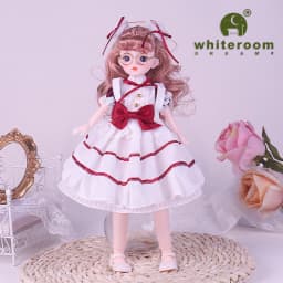 1/6 Bjd Doll Starry Blue Eyes 30CM 23 Movable Jointed Dolls Fashion Dress DIY Toy Dolls with Shoes for Children Birthday Gifts