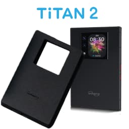 Unihertz Titan 2 Smartphone with Physical Keyboard 5G 512GB 12GB Android 15 50MP Camera Dual SIM Dual Screen 5050mAh Battery Dimensity 7300 (5G) Octa-Core