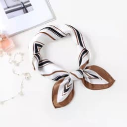 New Fashion Zebra Printed Square Scarf Soft Satin Thin Smooth Neck Scarf 70*70cm Vintage Style Sunscreen Headscarf For Women