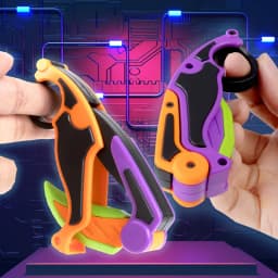 3D Printed Foldable Gravity Flip Claw Knife Fidget Toy Stress Relief for Adults & Teens EDC Anxiety Relief Toys Gift