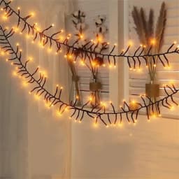 30M 2000 LED Christmas Tree Lights Outdoor Cluster Lights Christmas Firecracker String Lights Waterproof Twinkle Fairy Light