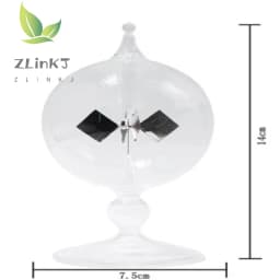 Solar Power Crookes Radiometer Model Educational Equipment Radiometer Light Pressure Windmill Bolometer
