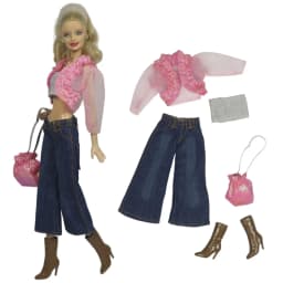 1 Set Doll Clothes 1:6 Scale Dress Outfit for 11.5 Inch 30cm Doll Many Style for Choice Gifts for Girls Doll Accessories #2