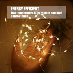 10m LED String Lights Copper Silver Wire Garland Light Waterproof LED Fairy Lights For Christmas Wedding Outdoor Decoration