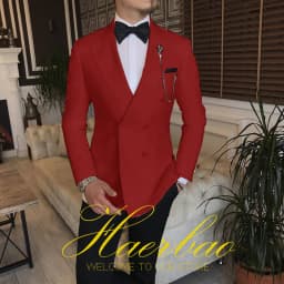 Ivory Men Wedding Tuxedos Suit Blazer Double Breasted Groom Suits For Men 2 Piece Party Best Man Jacket Pant Custom Made