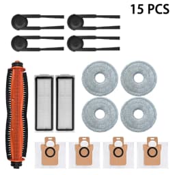 Para Xiaomi Robot Vacuum 5 OV31GL/Mijia M40S, De Robot Aspirador Accesorio, Cepillo Principal/Lateral, Filtro, Mopa, Bolsa Para