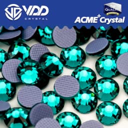 VDD Multi-color ACME+Series Top Quality Glass Hot-Fix Rhinestones Crystal AB Flatback Glitter Strass Stones For Fabric Garment
