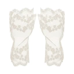 New Mesh Flower Sunscreen Mittens Touch Screen Breathable Printing Half Finger Gloves Party Summer Lace Gloves