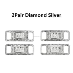 Sneaker Laces Buckle Combination AF1 Diamond Shoe Charms Quality Metal Shoelaces Decorations Air Force 1 Shoes Accessories