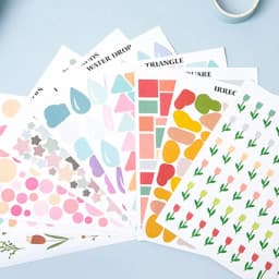 Album Planner Decoration Gift Self-adhesive Diary Scrapbooking Stickers Decorative Decals Label Stickers Stationery Stickers