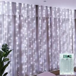 Christmas Lights LED Fairy String Curtain Lights Battery Powered 8 Mode Christmas Decor For Home Holiday New Year 2027 Lamp