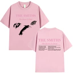 The Smiths The Queen Is Dead T Shirt 1980's Indie, Morrissey Oversized T-shirt Vintage Punk Rock Band T-shirts Streetwear Unisex